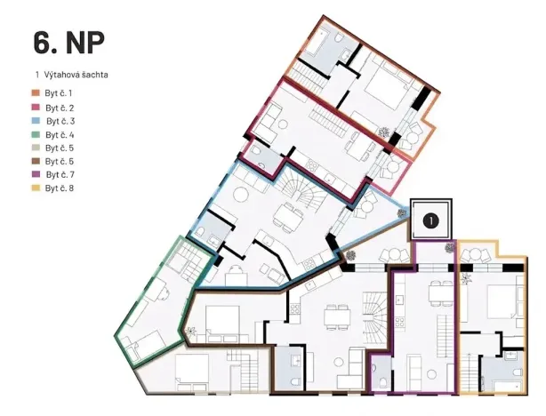 Prodej bytu 2+kk, Praha - Žižkov, Seifertova, 55 m2