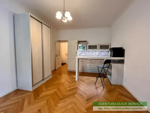 Pronájem bytu 1+kk, Praha - Žižkov, Slavíkova, 30 m2