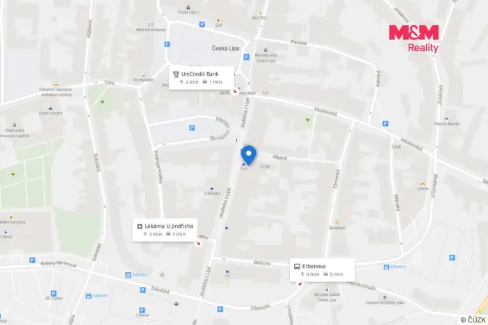 Pronájem bytu 2+1, Česká Lípa, 57 m2