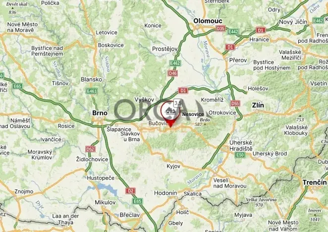 Prodej podílu pole, Nesovice, 1107 m2