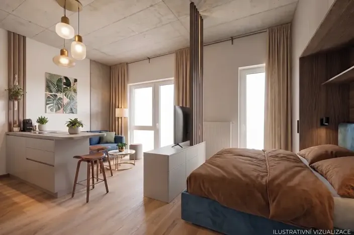 Prodej bytu 1+kk, Brno, Bohunická, 36 m2