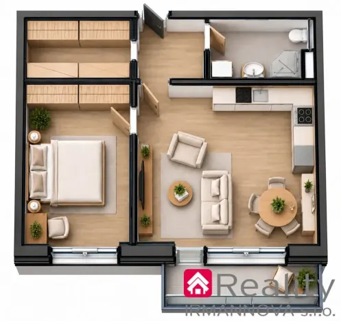 Prodej bytu 2+kk, Pohořelice, Znojemská, 61 m2