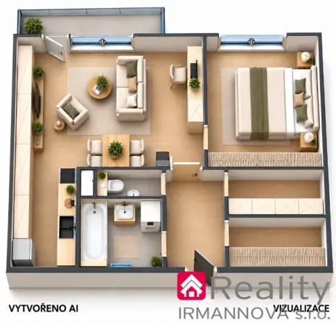 Prodej bytu 2+kk, Pohořelice, Znojemská, 60 m2