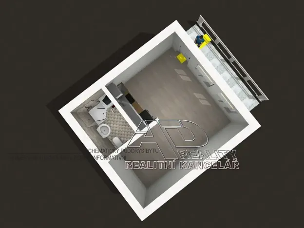 Prodej bytu 1+kk, České Budějovice, E. Beneše, 34 m2