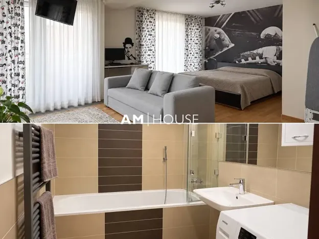 Pronájem bytu 1+kk, Praha - Podolí, K sídlišti, 45 m2
