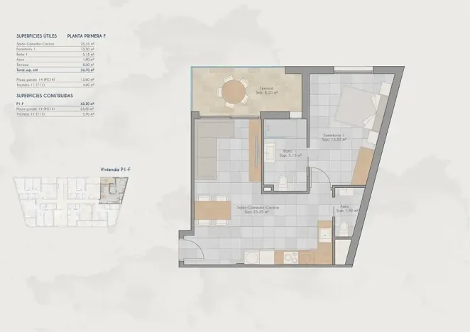 Prodej bytu 2+kk, San Pedro del Pinatar, Španělsko, 63 m2