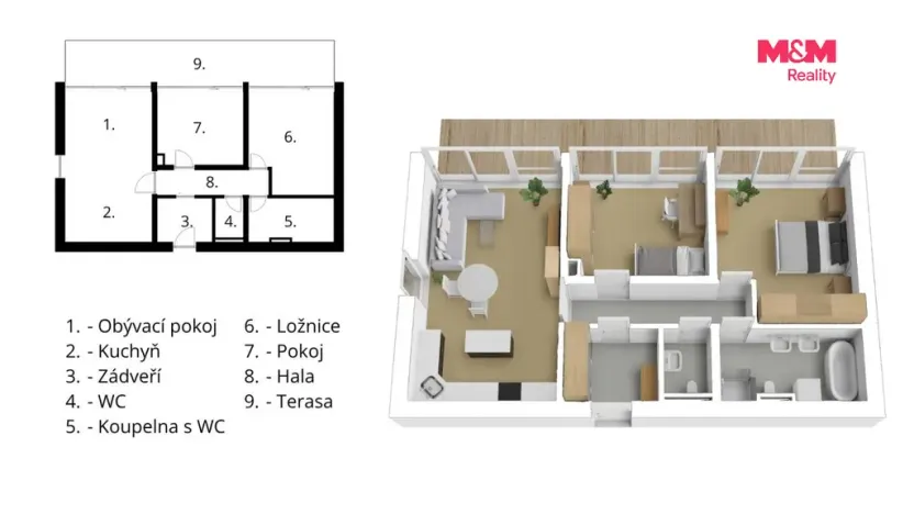 Prodej rodinného domu, Mladošovice - Lhota, 70 m2