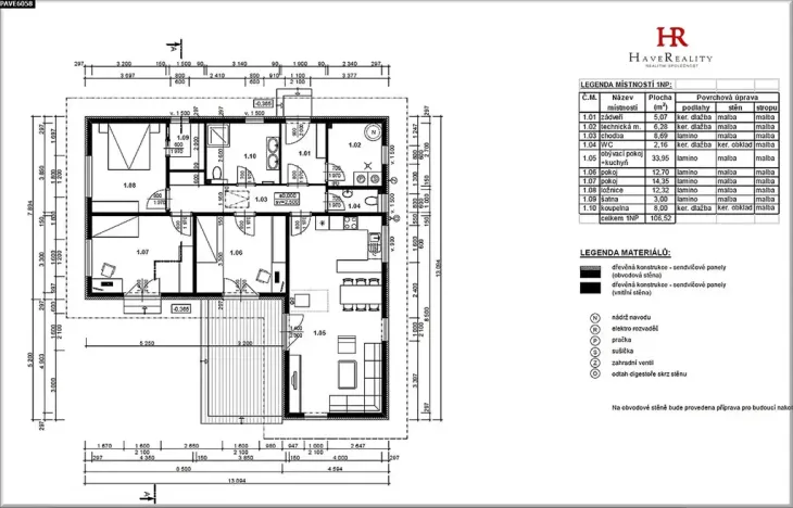Pronájem rodinného domu, Řehenice, 106 m2