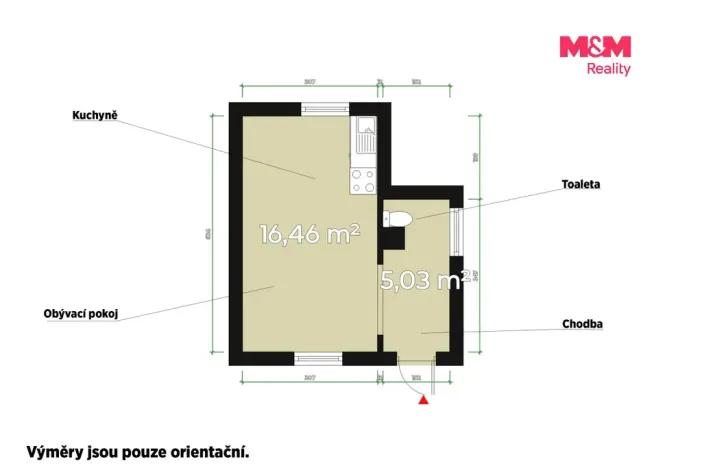 Prodej chaty, Dolany, 30 m2