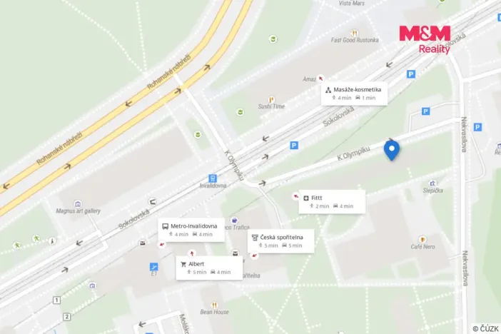 Prodej bytu 4+1, Praha - Karlín, K Olympiku, 82 m2
