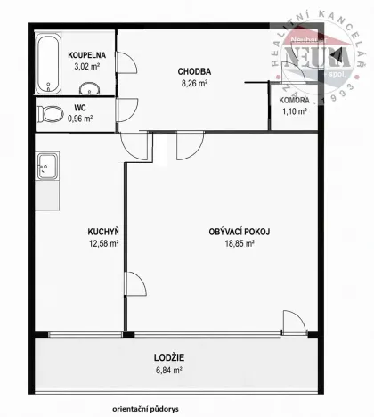 Prodej bytu 2+kk, Praha - Kamýk, Pavlíkova, 47 m2