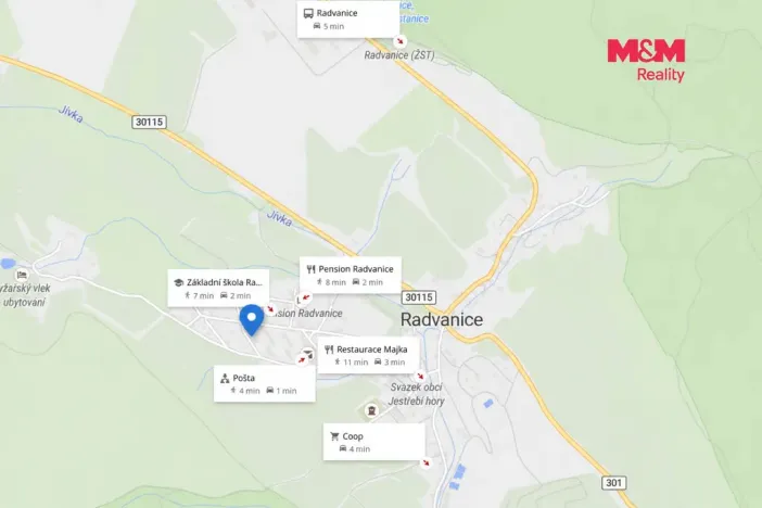 Pronájem bytu 3+1, Radvanice, 78 m2
