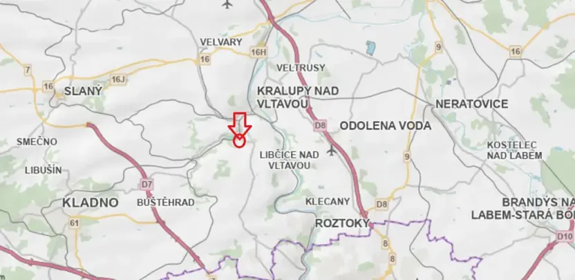 Prodej lesa, Kralupy nad Vltavou, 3462 m2