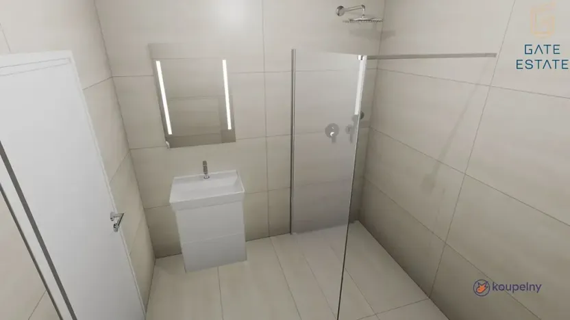 Pronájem bytu 2+kk, Holešov, Pod Hrádkem, 52 m2