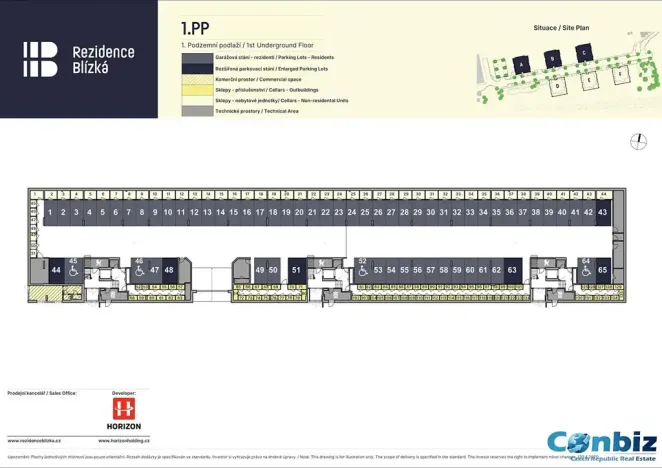 Pronájem bytu 2+kk, Praha - Karlín, Švarcova, 57 m2