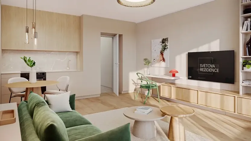 Prodej bytu 2+kk, Praha - Libeň, Světova, 37 m2